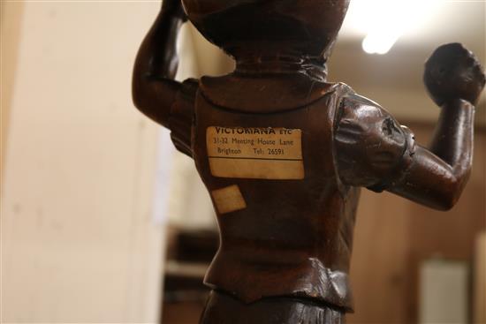A Blackamoor jardiniere stand W.40cm